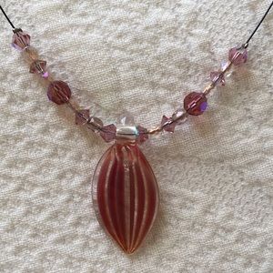 Crivelli Murano glass bead necklace
